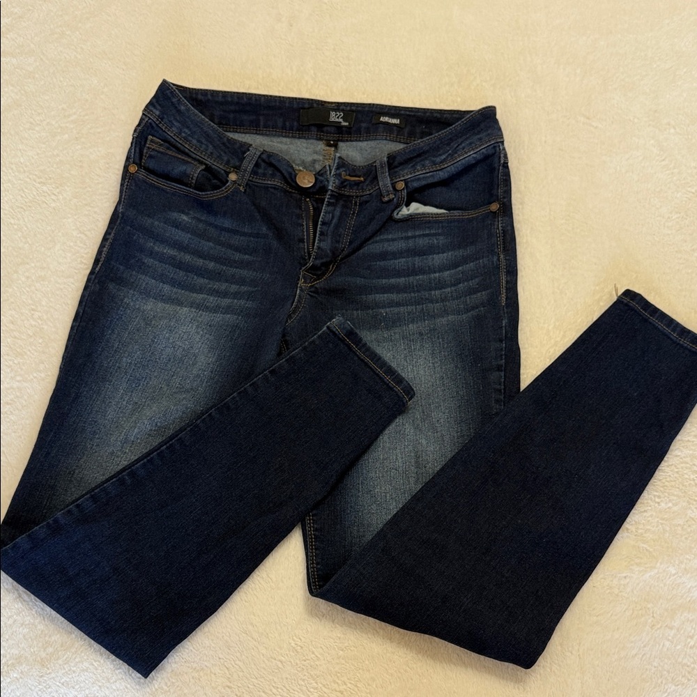 1822 Denim Women's Dark Blue Skinny Jeans